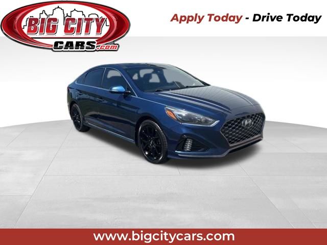 Lakeside Blue 2018 Hyundai Sonata 2.0T Limited FWD Sedan Front-Wheel Drive 8-Speed Automatic