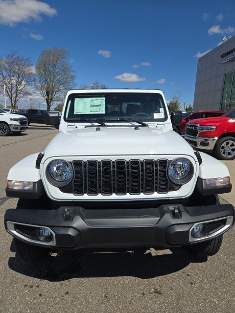 2025 Jeep Gladiator Sport S - Bright White Clearcoat exterior view 2