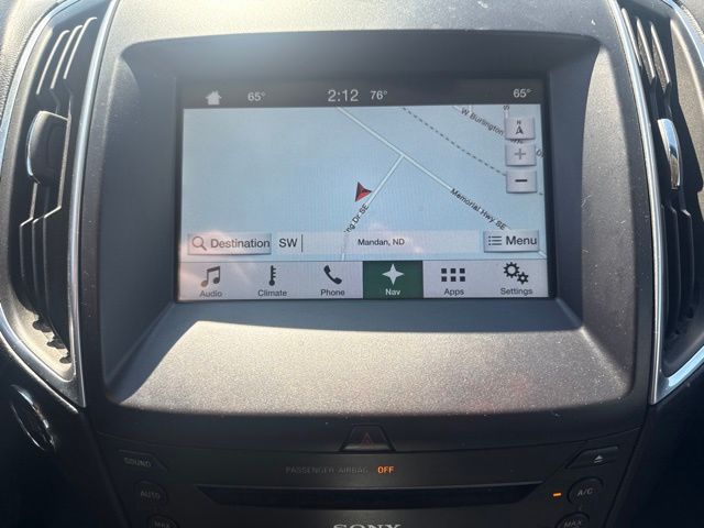 2016 Gray Ford Edge Titanium AWD SUV