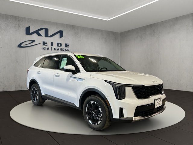 Glacial White Pearl 2026 Kia Sorento SUV / Crossover All-Wheel Drive 8-Speed Automatic
