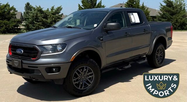 Gray Metallic 2022 Ford Ranger XLT SuperCrew 4WD Pickup Truck Four-Wheel Drive Automatic