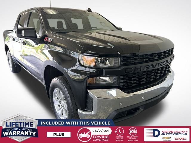 Black 2021 Chevrolet Silverado 1500 Pickup Truck Four-Wheel Drive 6-Speed Automatic Overdrive