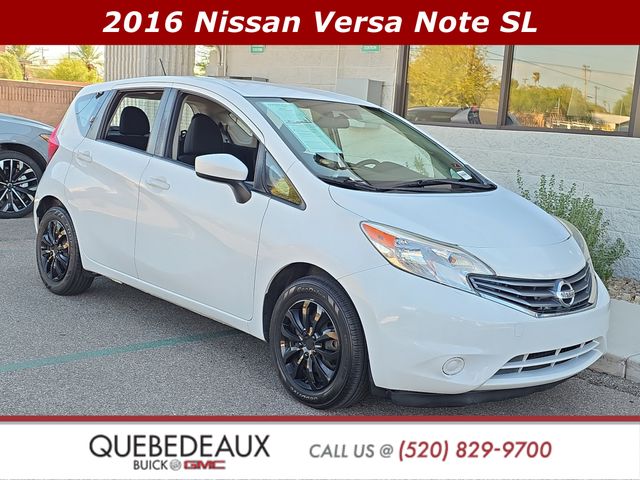 White (Fresh Powder) 2016 Nissan Versa Note Hatchback Front-Wheel Drive Continuously Variable Transmission