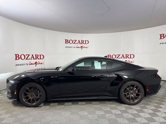 2025 Shadow Black Ford Mustang EcoBoost Premium RWD Coupe