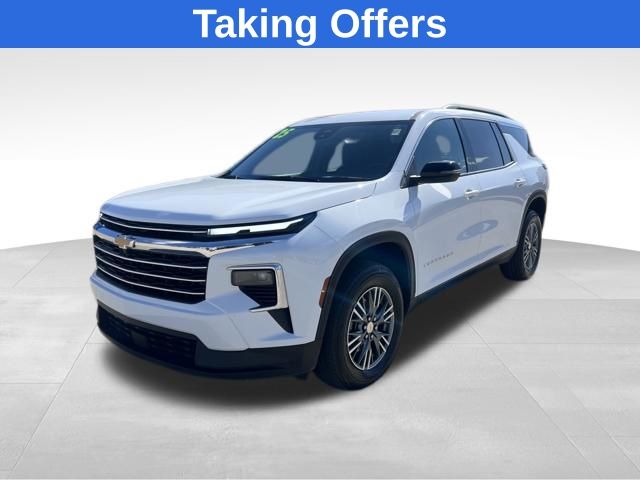 Summit White 2025 Chevrolet Traverse SUV / Crossover Four-Wheel Drive 8-Speed Automatic