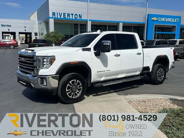 Summit White 2023 GMC Sierra 3500HD Pickup Truck Four-Wheel Drive 6-Speed Automatic