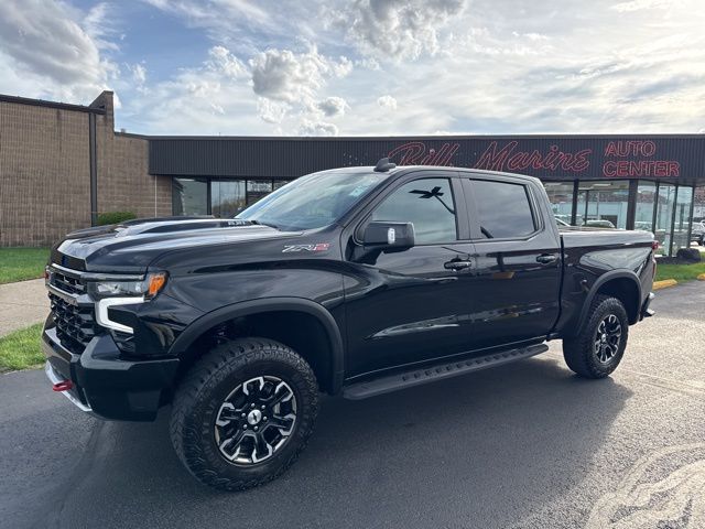 Black 2024 Chevrolet Silverado 1500 ZR2 Crew Cab 4WD Pickup Truck Four-Wheel Drive Automatic