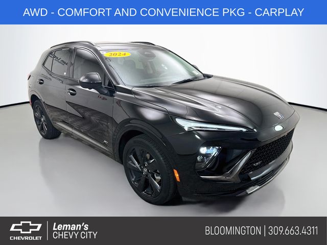 Black (Ebony Twilight Metallic) 2024 Buick Envision SUV / Crossover All-Wheel Drive 9-Speed Automatic
