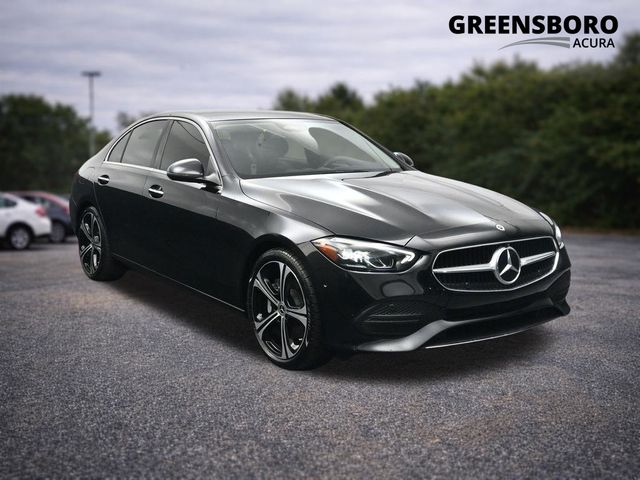 Obsidian Black Metallic 2022 Mercedes-Benz C-Class Sedan Rear-Wheel Drive 9-Speed Automatic