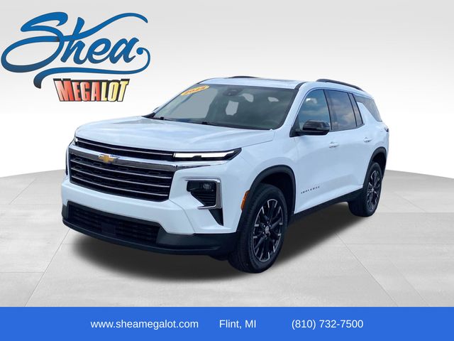 Summit White 2025 Chevrolet Traverse SUV / Crossover Four-Wheel Drive 8-Speed Automatic