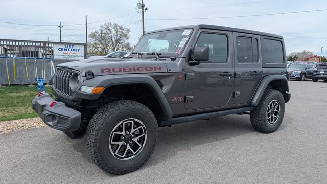 Gray (Granite Crystal Metallic Clearcoat) 2025 Jeep Wrangler Rubicon 4-Door 4WD SUV / Crossover Four-Wheel Drive 8-Speed Automatic