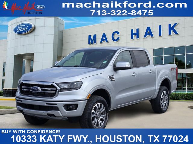 Ingot Silver 2019 Ford Ranger Lariat SuperCrew 4WD Pickup Truck Four-Wheel Drive Automatic
