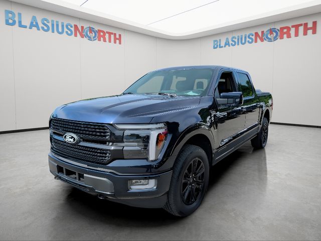 Blue Metallic 2025 Ford F-150 Pickup Truck Four-Wheel Drive Automatic