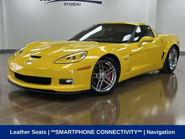 Velocity Yellow Tintcoat 2008 Chevrolet Corvette Z06 Coupe RWD Coupe Rear-Wheel Drive 6-Speed Manual