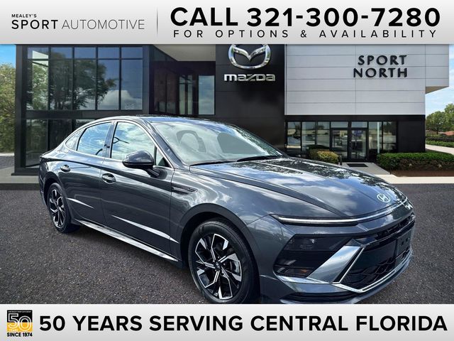Portofino Gray 2025 Hyundai Sonata Sedan Front-Wheel Drive 8-Speed Automatic