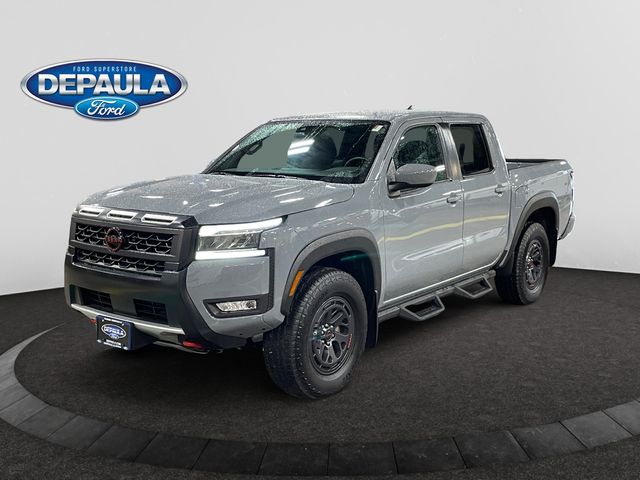 Boulder Gray 2025 Nissan Frontier Pickup Truck Four-Wheel Drive 9-Speed Automatic Overdrive