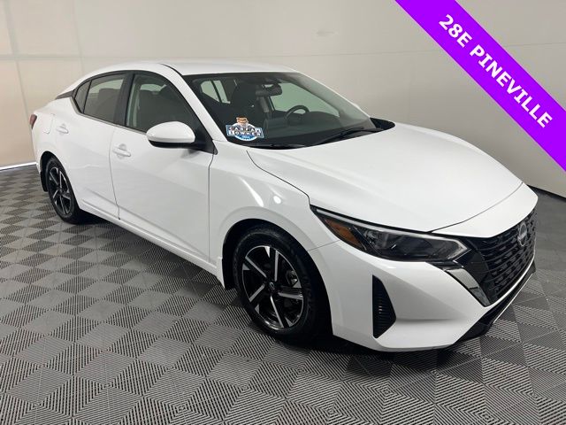 White (Fresh Powder) 2025 Nissan Sentra SV FWD Sedan Front-Wheel Drive Continuously Variable Transmission