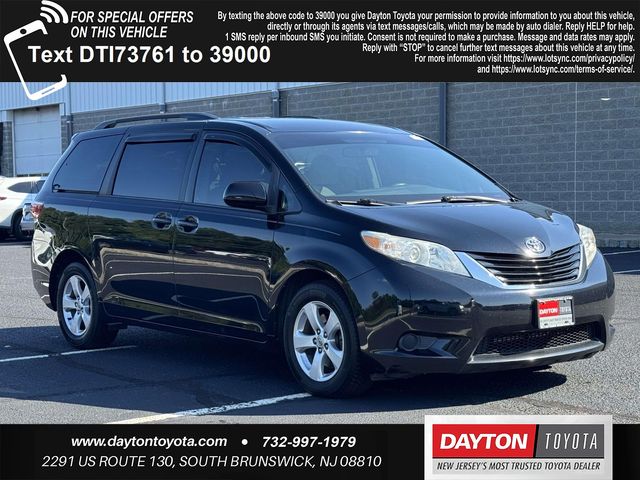 Attitude Black 2015 Toyota Sienna Minivan Front-Wheel Drive 6-Speed Automatic Overdrive