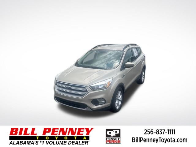 White Gold Metallic 2018 Ford Escape SE FWD SUV / Crossover Front-Wheel Drive 6-Speed Automatic