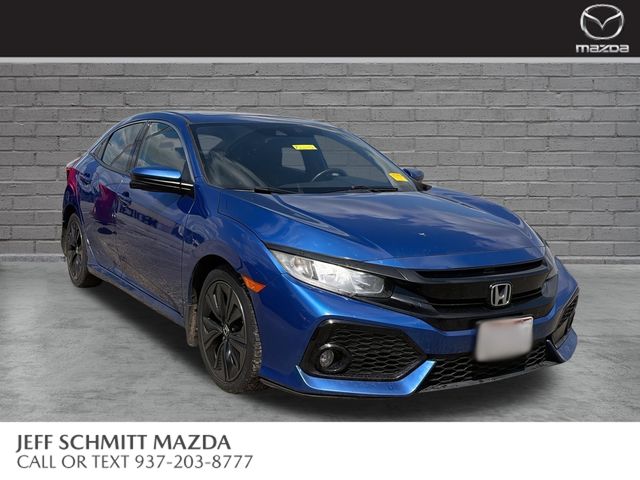 Aegean Blue Metallic 2019 Honda Civic Hatchback Hatchback Front-Wheel Drive Continuously Variable Transmission