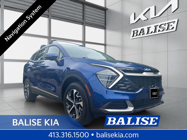 Sapphire Blue 2024 Kia Sportage EX AWD SUV / Crossover All-Wheel Drive 8-Speed Automatic