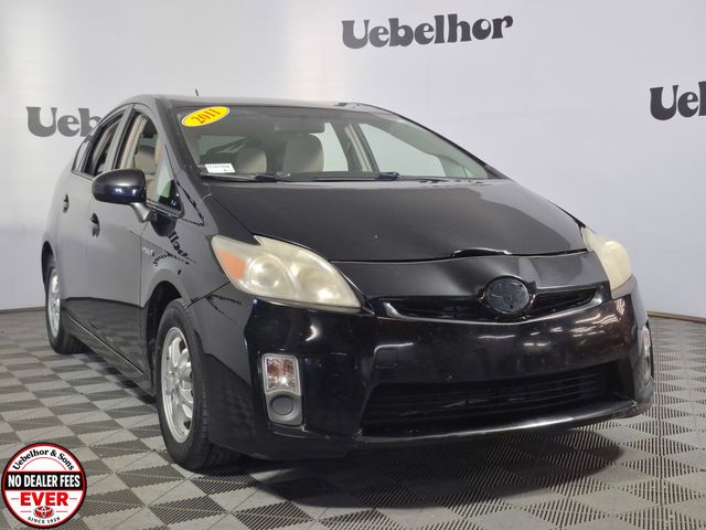Black 2011 Toyota Prius Hatchback Front-Wheel Drive Continuously Variable Transmission