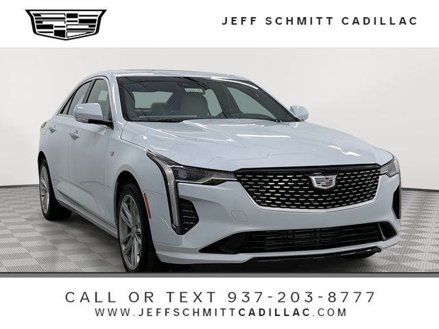 Vibrant White Tricoat 2026 Cadillac CT4 Luxury AWD Sedan All-Wheel Drive 8-Speed Automatic