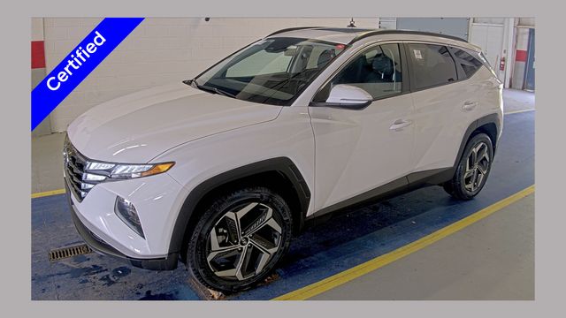 Serenity White Pearl 2023 Hyundai Tucson SEL AWD SUV / Crossover All-Wheel Drive 8-Speed Automatic