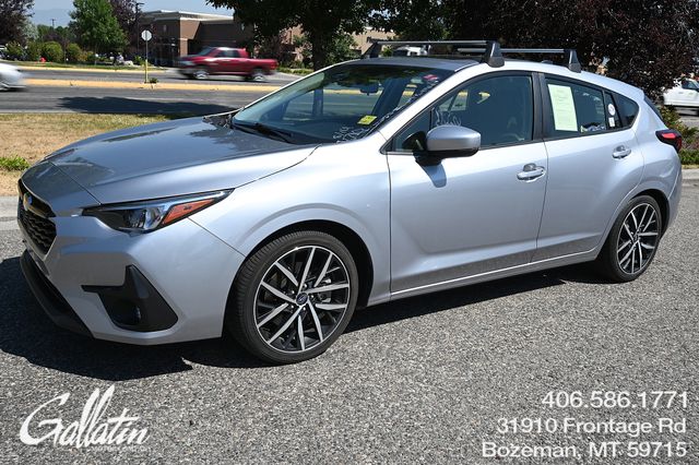 Ice Silver Metallic 2024 Subaru Impreza Wagon All-Wheel Drive Continuously Variable Transmission