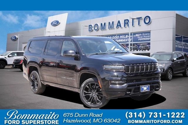 Diamond Black 2024 Jeep Grand Wagoneer L SUV / Crossover Four-Wheel Drive 8-Speed Automatic