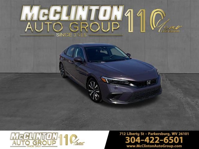 2024 Smokey Mauve Pearl Honda Civic EX-L FWD Hatchback