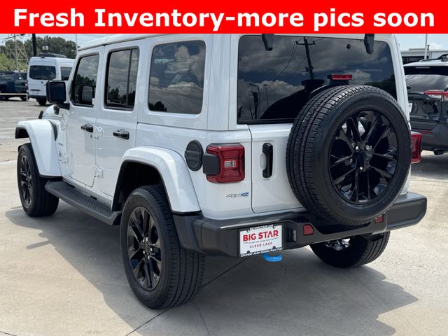 2023 Jeep Wrangler Sahara 4xe White at Emmons Autoplex