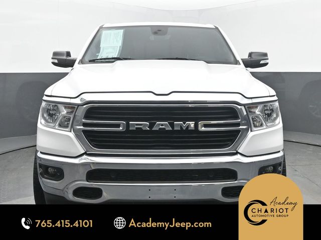 Bright White Clearcoat 2020 RAM 1500 Big Horn Crew Cab 4WD Pickup Truck Four-Wheel Drive 8-Speed Automatic