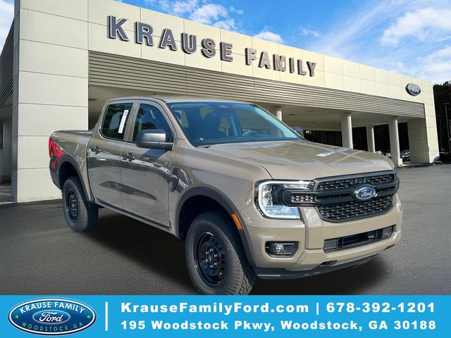 Gray 2026 Ford Ranger Pickup Truck Four-Wheel Drive Automatic