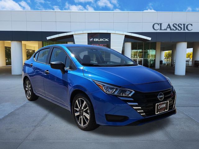 Electric Blue Metallic 2024 Nissan Versa S FWD Sedan Front-Wheel Drive Continuously Variable Transmission