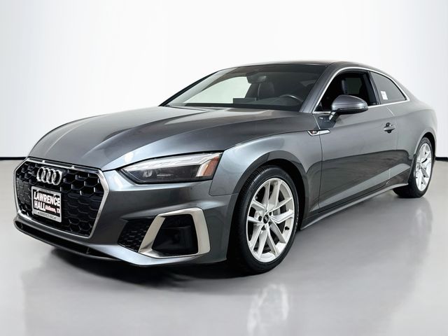 Gray 2023 Audi A5 Coupe All-Wheel Drive 7-Speed Automatic