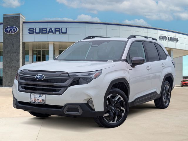 White Pearl 2026 Subaru Forester Hybrid Limited AWD SUV / Crossover All-Wheel Drive Continuously Variable Transmission