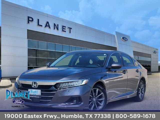 Gray 2021 Honda Accord Sedan Front-Wheel Drive Continuously Variable Transmission