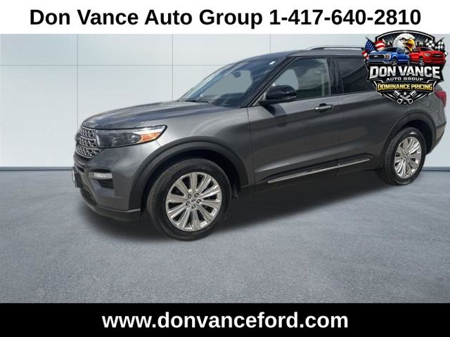 Carbonized Gray Metallic 2022 Ford Explorer Limited AWD SUV / Crossover All-Wheel Drive Automatic