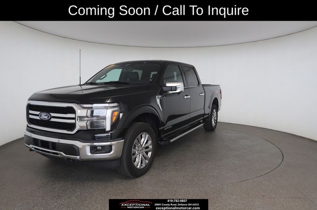 Black Metallic 2025 Ford F-150 Pickup Truck Four-Wheel Drive Automatic