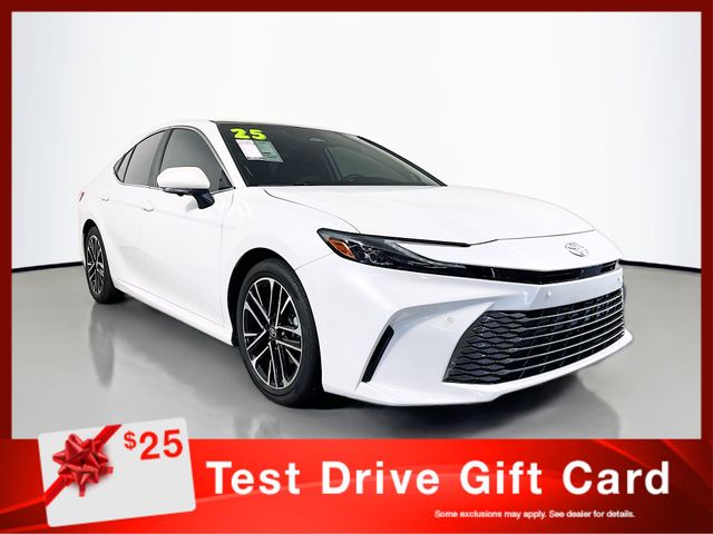 Pearl 2025 Toyota Camry XLE FWD Sedan Front-Wheel Drive Continuously Variable Transmission