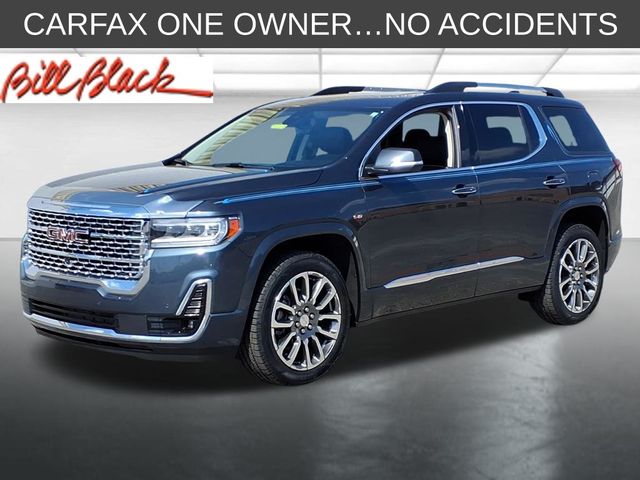 Gray (Dark Sky Metallic) 2020 GMC Acadia Denali FWD SUV / Crossover Front-Wheel Drive 9-Speed Automatic