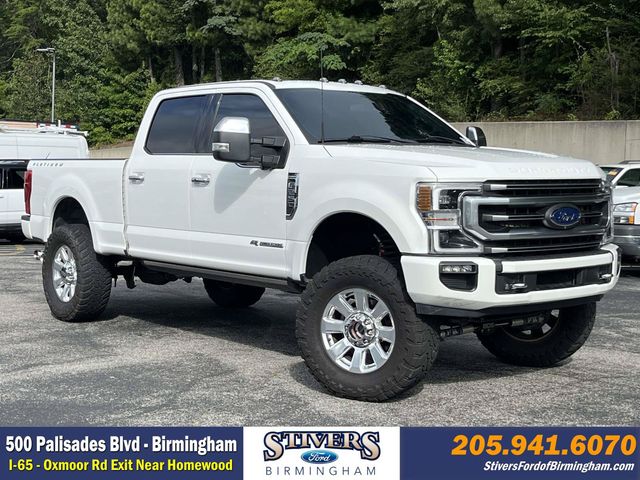 Star White Metallic Tri-Coat 2022 Ford F-250 Super Duty Pickup Truck Four-Wheel Drive Automatic