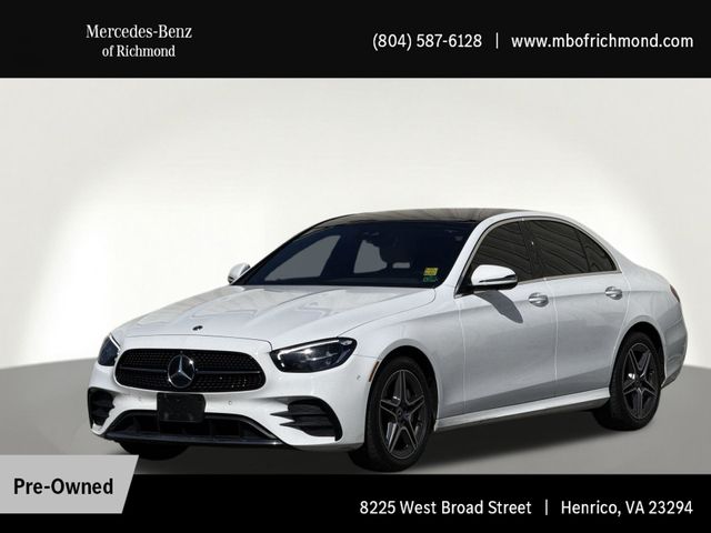 Polar White 2023 Mercedes-Benz E-Class E 350 4MATIC Sedan All-Wheel Drive 9-Speed Automatic
