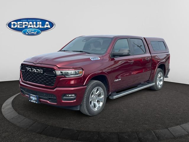 Red 2025 RAM 1500 Big Horn Crew Cab 4WD Pickup Truck Four-Wheel Drive 8-Speed Automatic