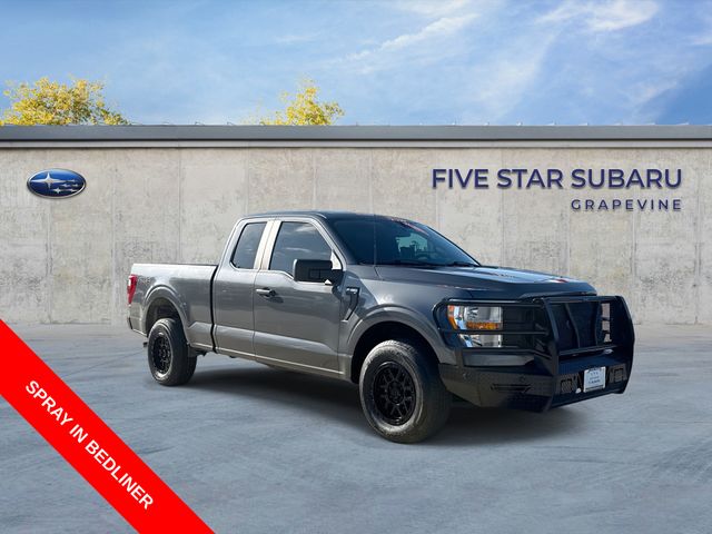 Carbonized Gray Metallic 2022 Ford F-150 XL SuperCab 4WD Pickup Truck Four-Wheel Drive Automatic