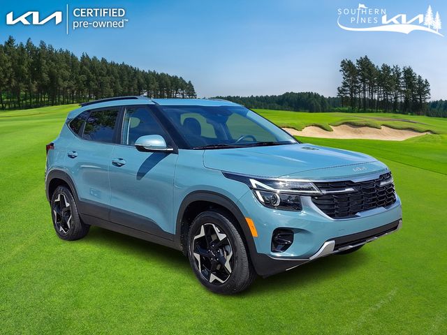 Pluton Blue 2024 Kia Seltos SUV / Crossover All-Wheel Drive Continuously Variable Transmission
