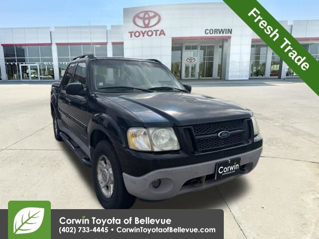 Black Clearcoat 2001 Ford Explorer Sport Trac 4WD Crew Cab Pickup Truck Four-Wheel Drive 5-Speed Automatic