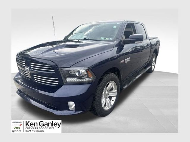 True Blue Pearlcoat 2016 RAM 1500 Pickup Truck Four-Wheel Drive 8-Speed Automatic