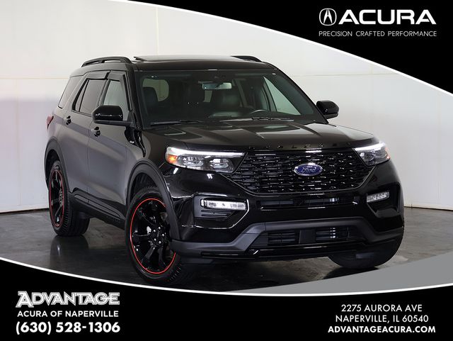 Black Metallic 2024 Ford Explorer SUV / Crossover All-Wheel Drive Automatic